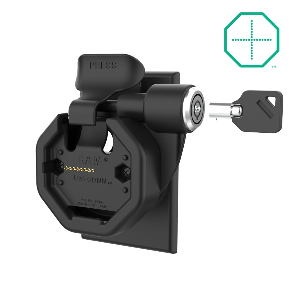 GDS® Uni-Conn™电动锁定卡扣式壁挂式底座，带OE
