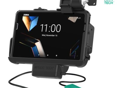 Locking GDS® Dock + Dual USB for Zebra ET401 & ET4x 8″ with IntelliSkin®