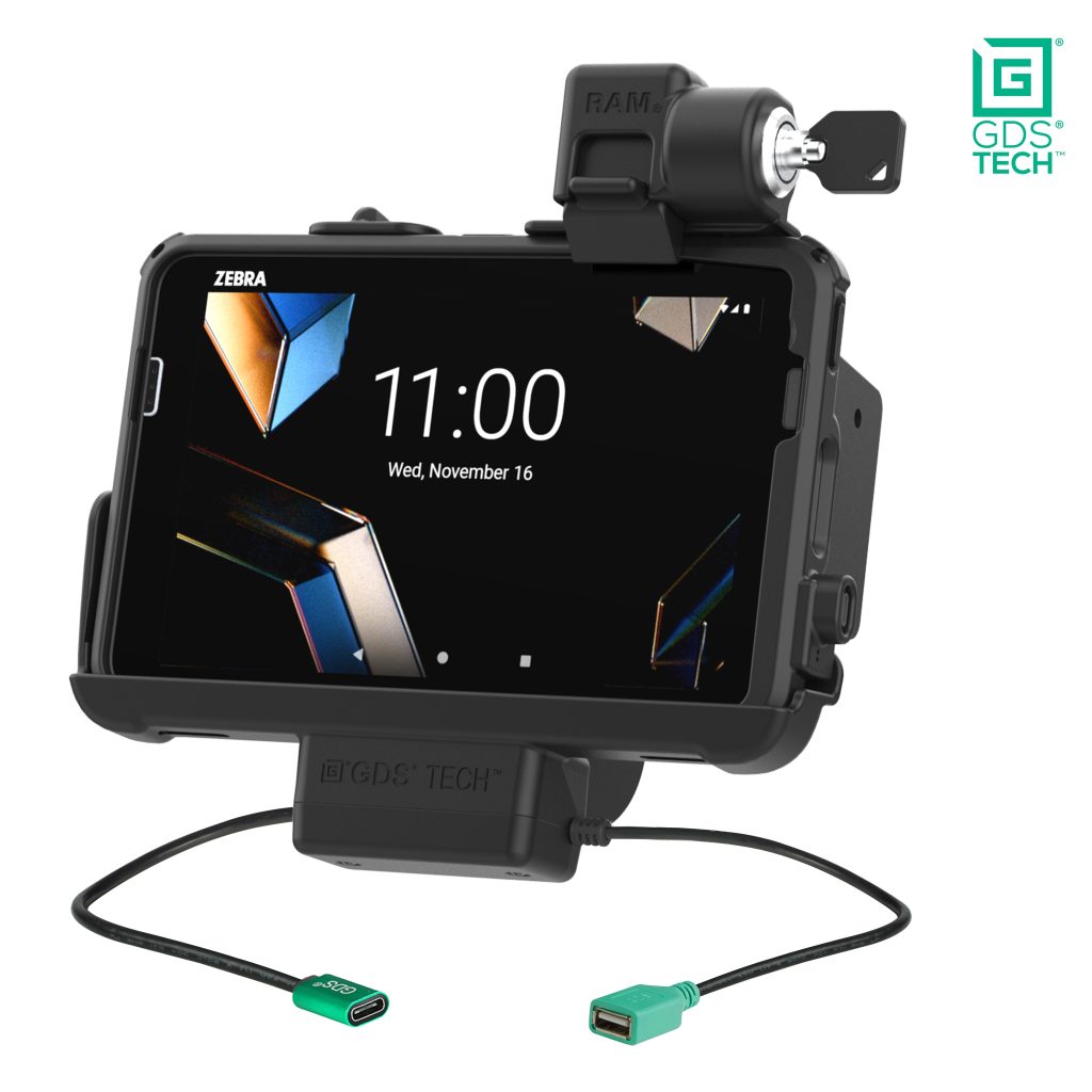 Zebra ET 401和ET 4x 8”的GDS® Dock +数据锁定与IntelliSkin®