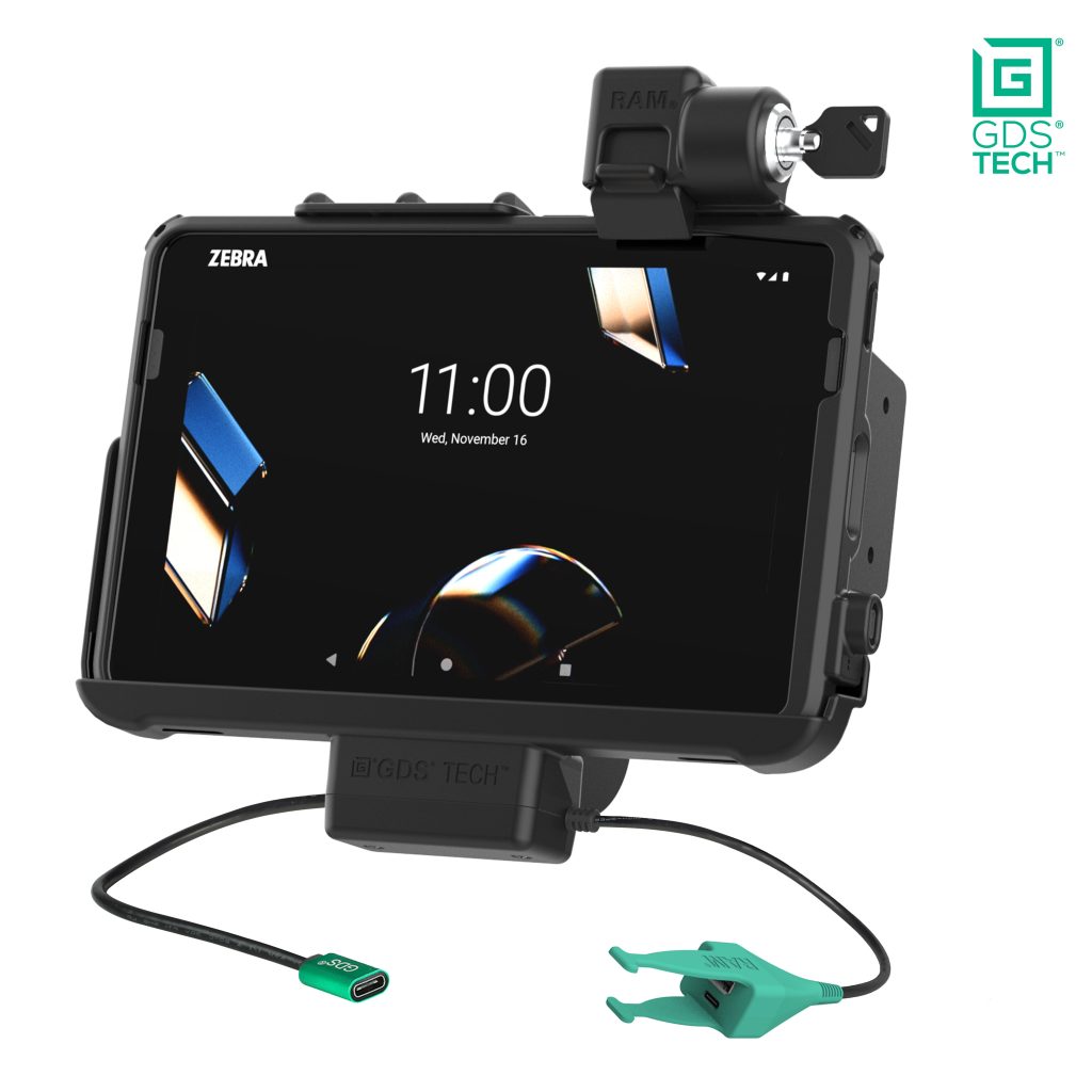 使用TLR ®锁定GDS® Dock + USB-A & RJ 45 for Zebra ET 401 10英寸