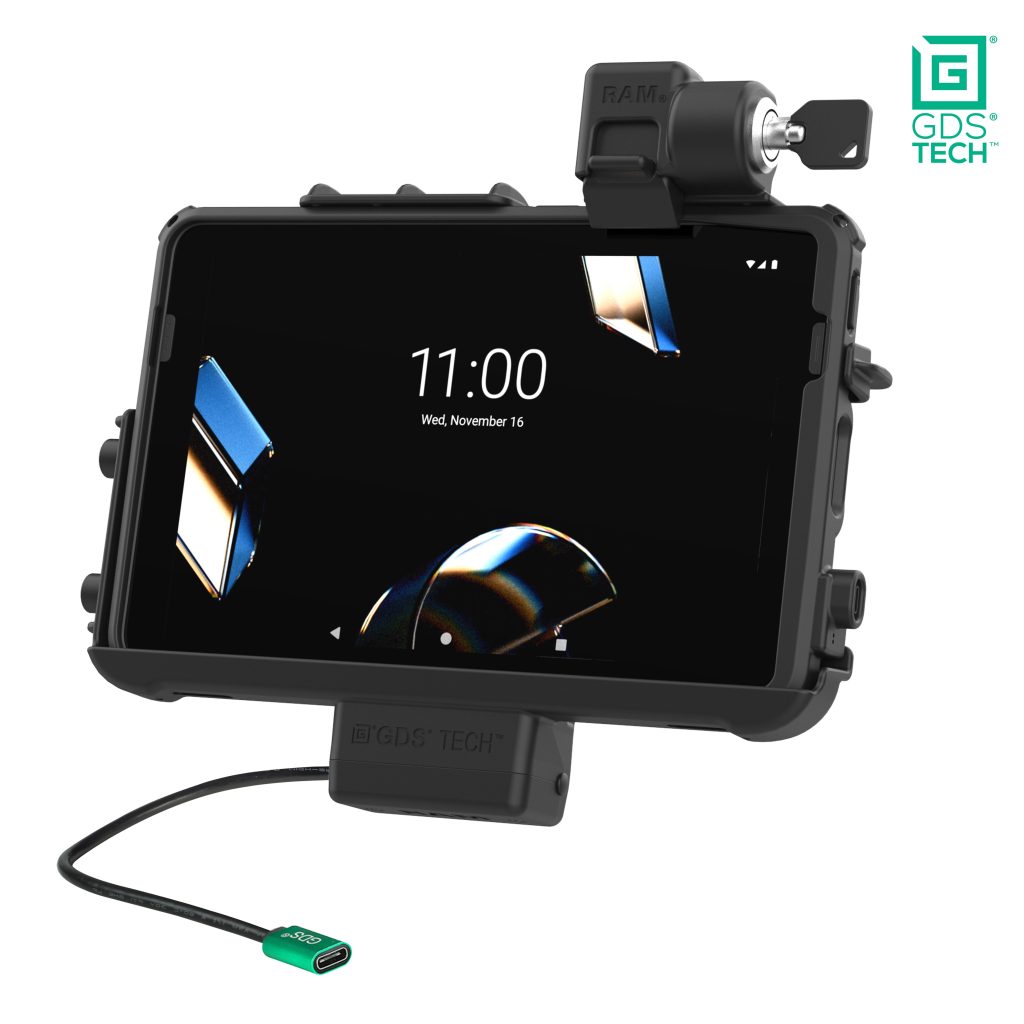 使用FieldSkin ®锁定Zebra ET 401和ET 4x 10英寸的GDS® Thin-Dock™