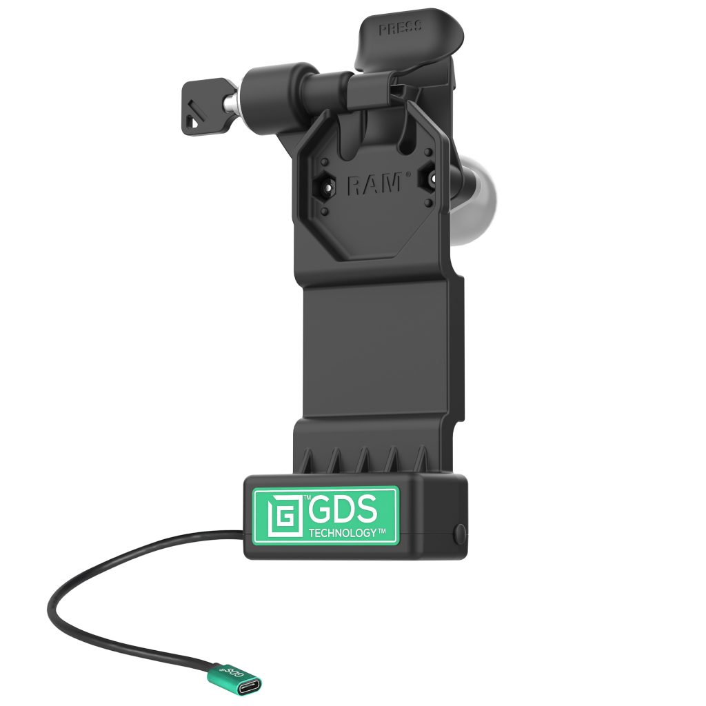 GDS® Uni-Conn™左锁定底座，带释放杆