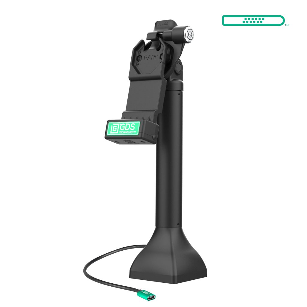 GDS® Uni-Conn™ 14英寸带USB-C的锁定基座底座