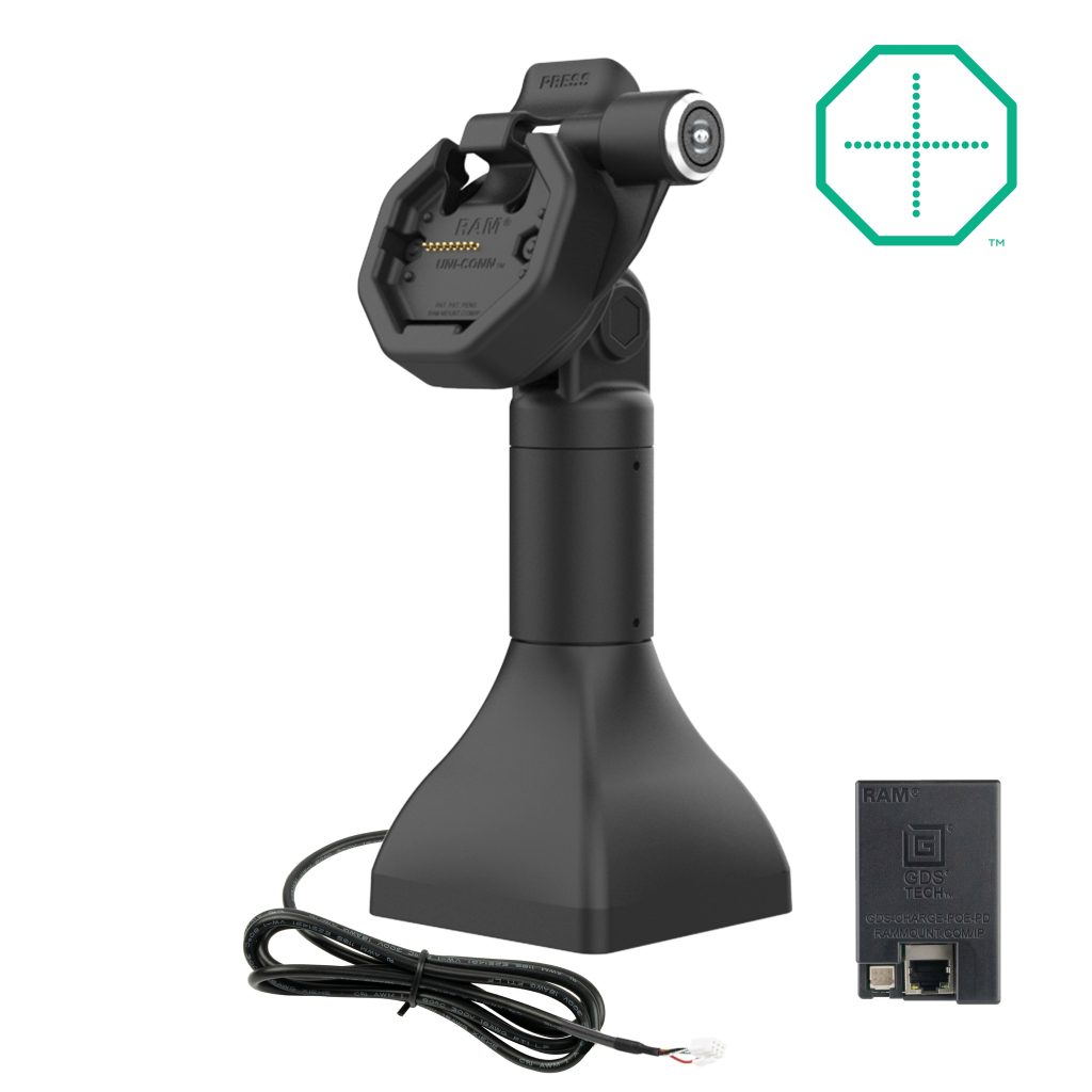 GDS® Uni-Conn™电动7英寸锁定基座底座，带以太网
