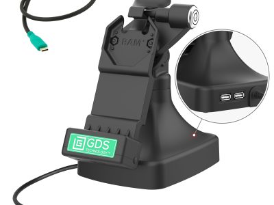 GDS® Uni-Conn™ Locking Tilt & Swivel Dock with USB-C + Data