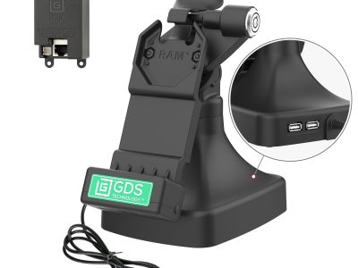 GDS® Uni-Conn™ Locking Tilt & Swivel Dock with PoE + Data