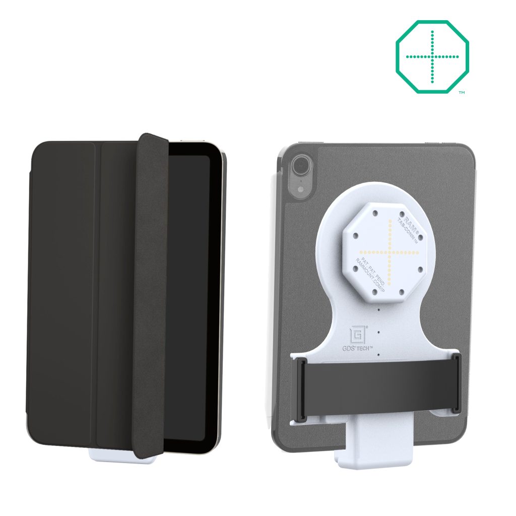 GDS® Tab-Conn™，用于对开式保护套（后部Pogo衬垫）-灰色