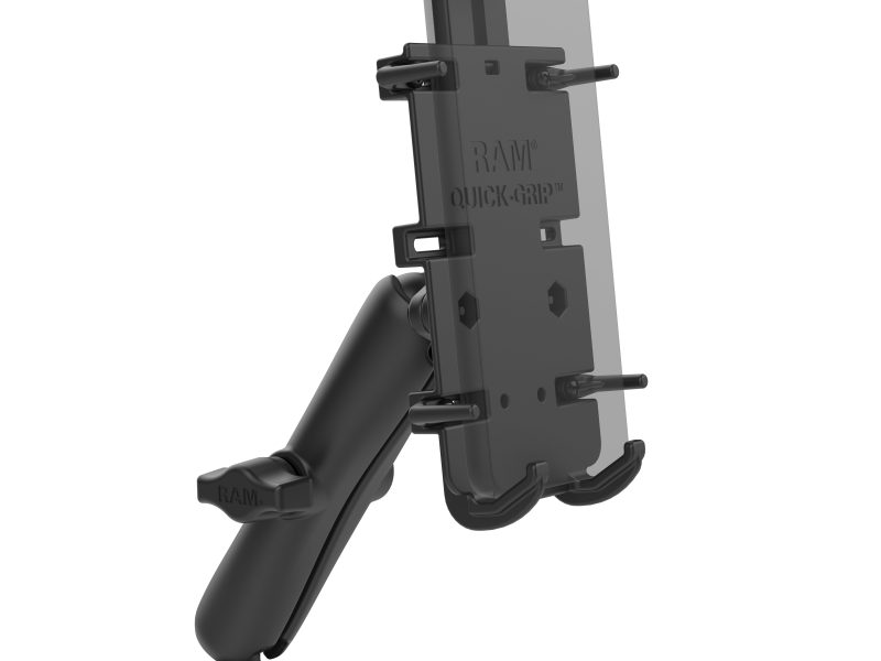 RAM® Quick-Grip™ XL Phone Mount with Track Ball™ Base – Long