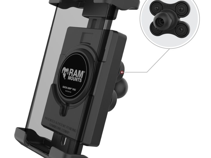 RAM® Quick-Grip™ Pro XL Phone Holder with Ball & Vibration Damper