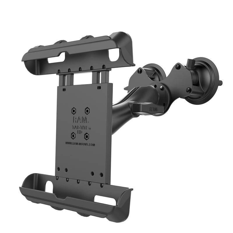 带有RAM® Twist-Lock™双吸盘的RAM® Tab-Tite™平板电脑支架