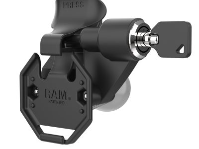 RAM® Right Locking Holder for Tablets with GDS® Uni-Conn™ Button