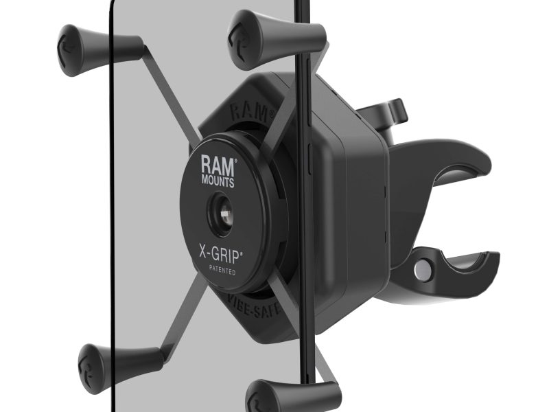 RAM® X-Grip® Large Phone Mount with Vibe-Safe™ & Small Tough-Claw™