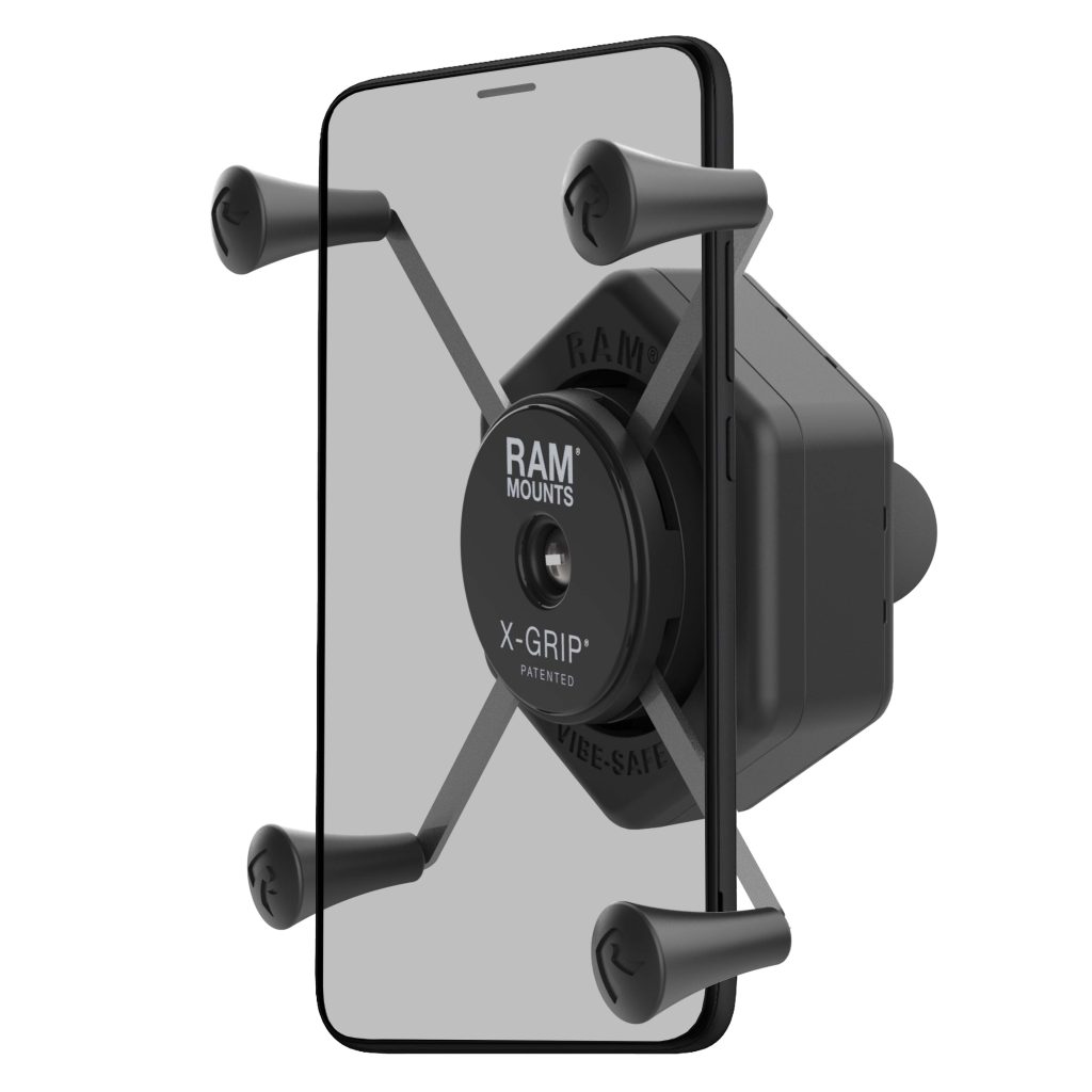 RAM® X-Grip®大号手机支架，带Ball & Vibe-Safe™适配器