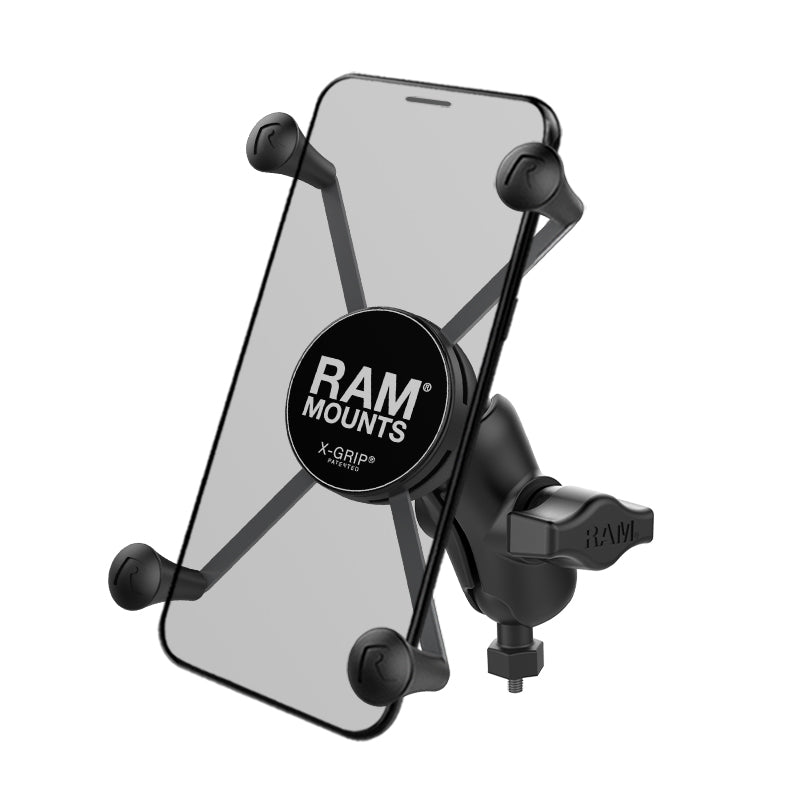 RAM® X-Grip®大型手机支架，配备RAM® Tough-Ball™ M6-1 x 6 mm底座