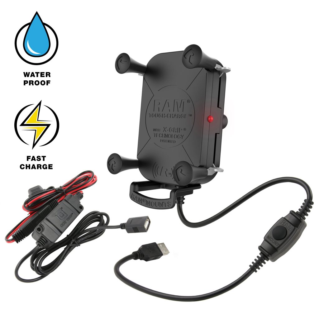 RAM® Tough-Charge™ 15 W防水无线充电支架，带充电器