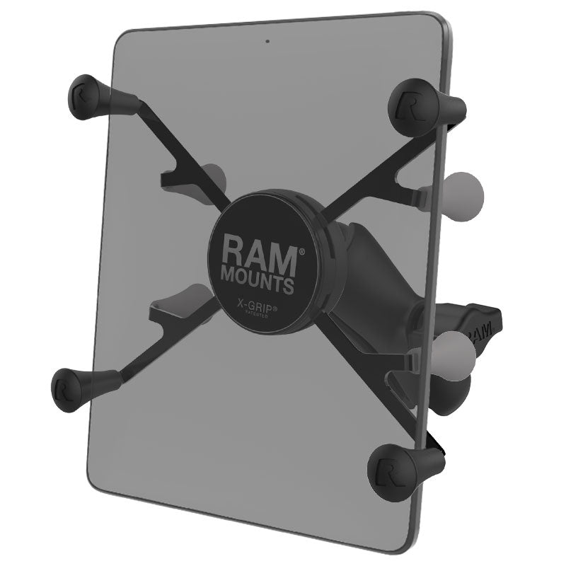 RAM® X-Grip®通用支架，适用于7英寸-8英寸平板电脑，带双插槽臂