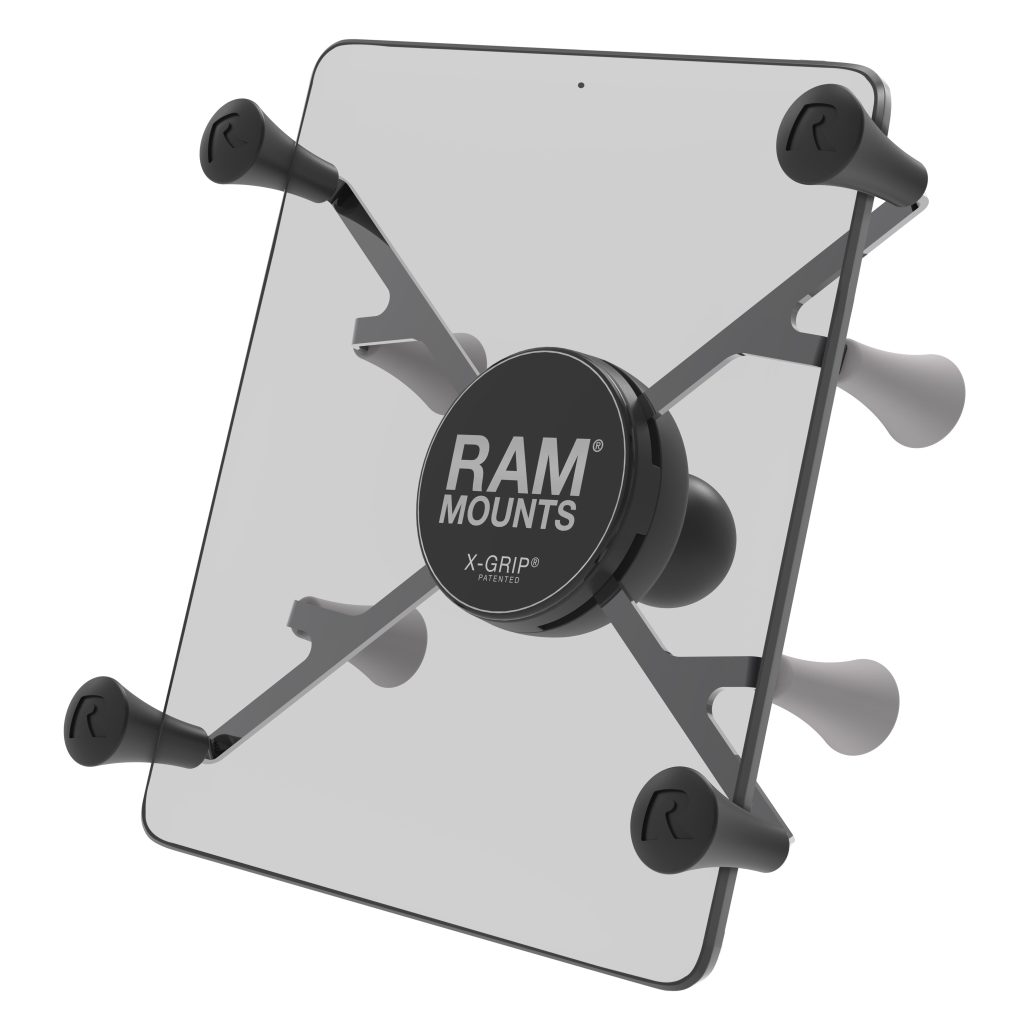 RAM® X-Grip®通用支架，适用于7英寸-8英寸带球片剂- B尺寸