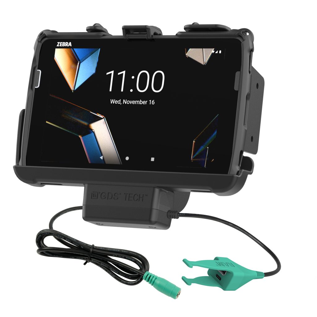 RAM® Tough-Dock™ Power + USB-C和USB-A，适用于Zebra ET 401和ET 4x 8英寸