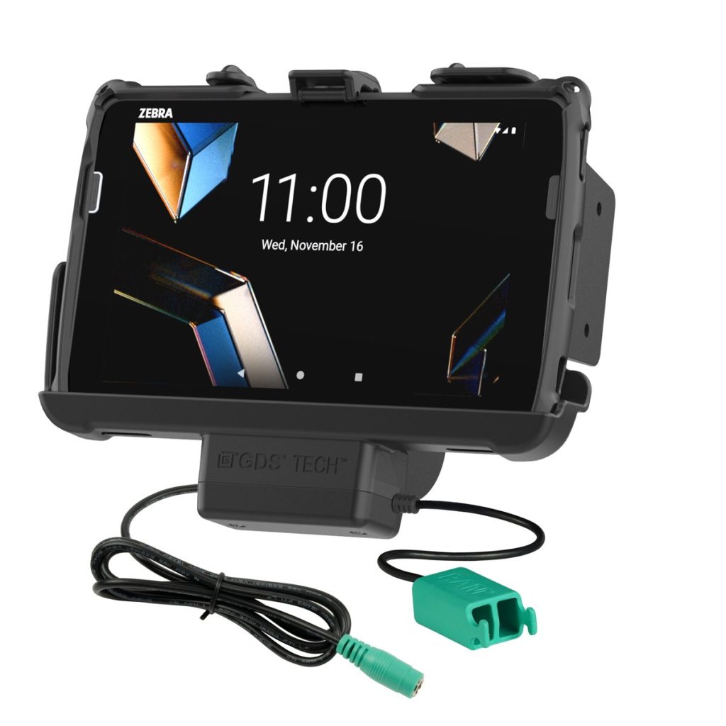 RAM® Tough-Dock™电源+适用于Zebra ET 401和ET 4x 8英寸的双USB