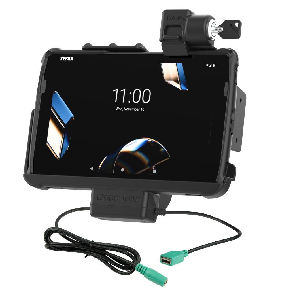 针对Zebra ET 4x 10英寸的锁定RAM® Tough-Dock™电源+数据