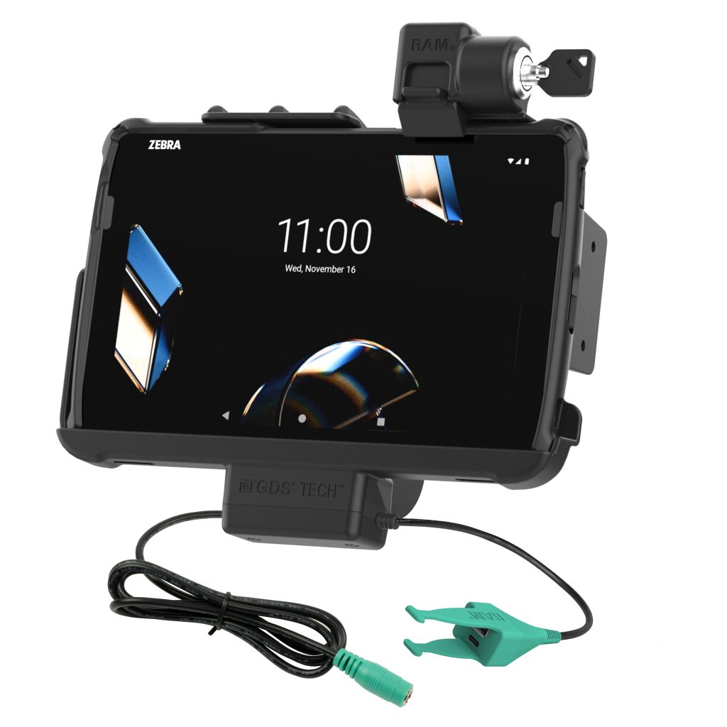 锁定RAM® Tough-Dock™ + USB-C和USB-A，适用于Zebra ET 401和ET 4x 10英寸