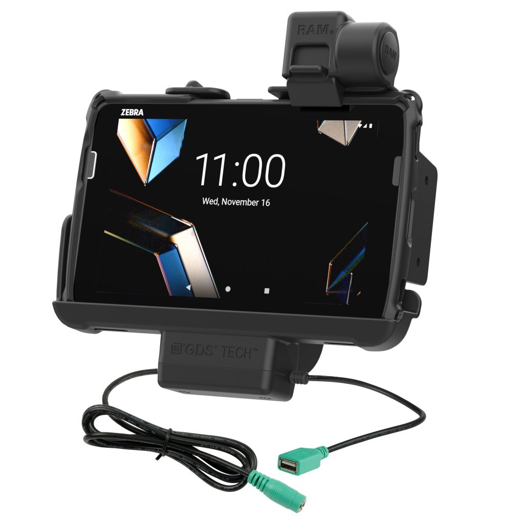 Zebra ET 401 8英寸的RAM® Tough-Dock™电源+数据