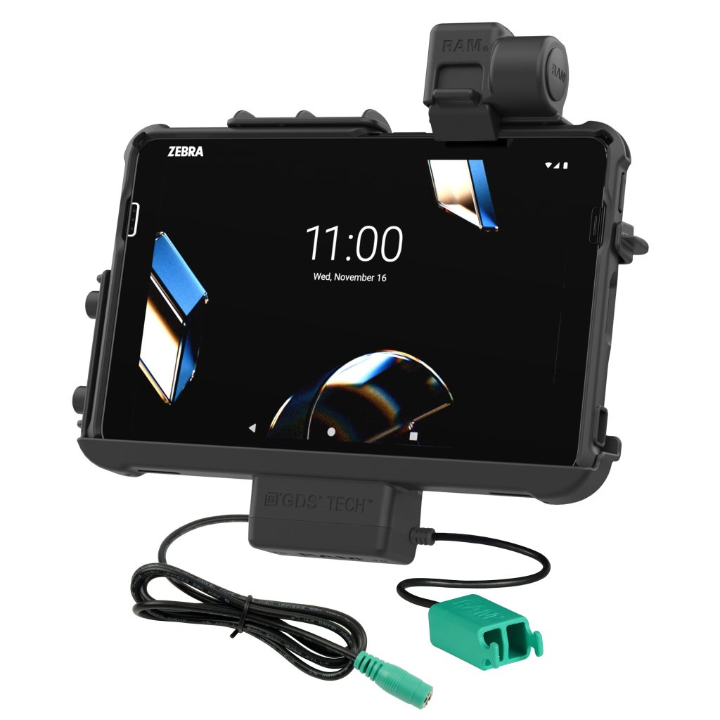 RAM® Thin-Dock™ +适用于Zebra ET 401和ET 4x 10英寸的双USB
