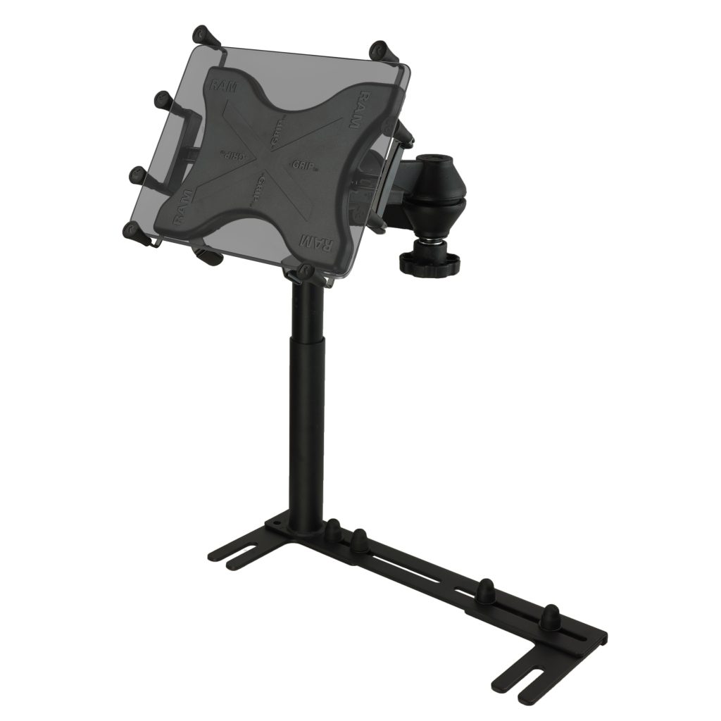 RAM® X-Grip® 12”-13”平板电脑支架，带No-Drill™通用底座
