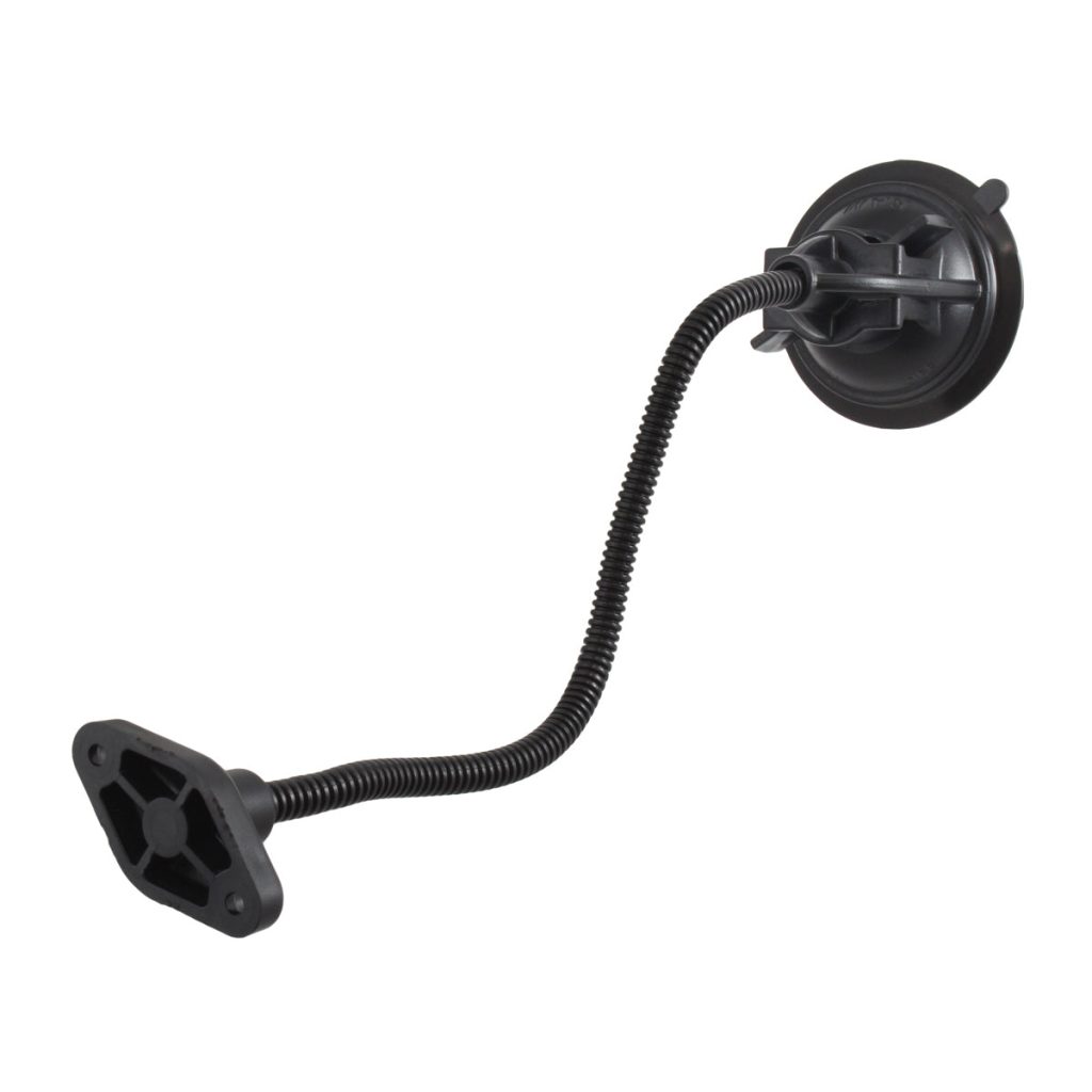 带有12英寸RAM® Flex-Arm™的RAM® Twist-Lock™吸盘支架