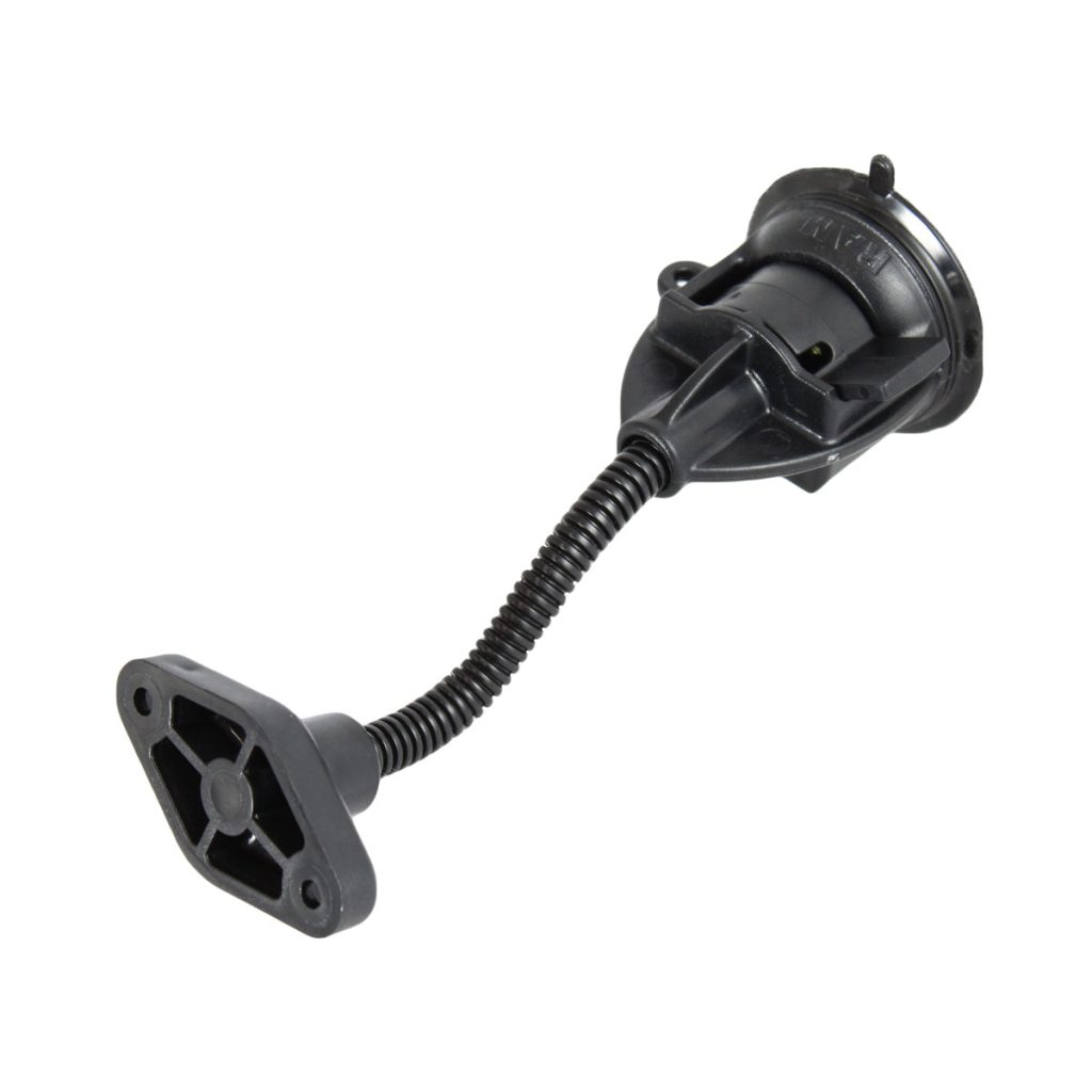 RAM® Twist-Lock™吸盘，带4英寸RAM® Flex-Arm™和钻石板