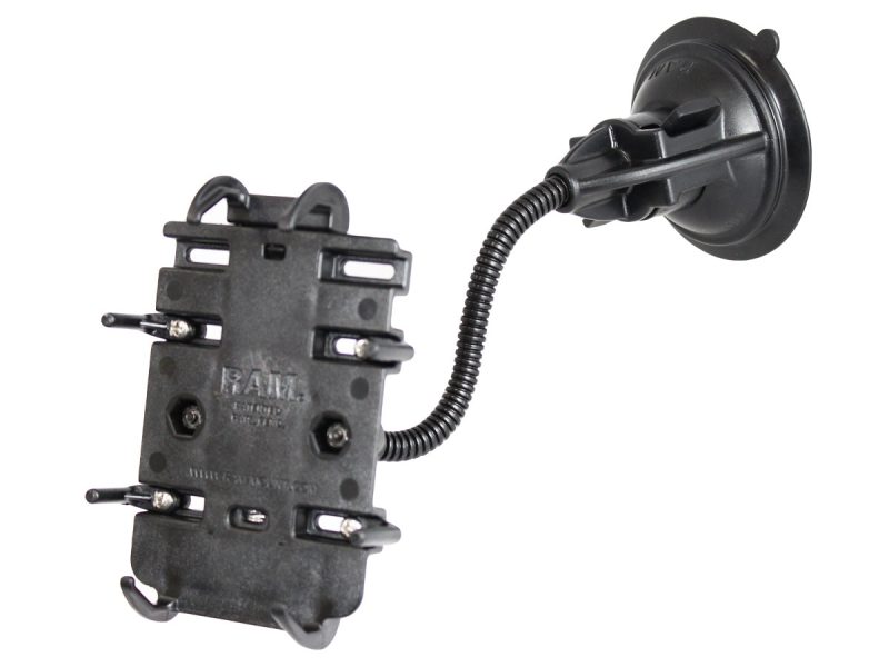 RAM® Quick-Grip™ Phone Holder with RAM® Twist-Lock™ Suction Cup Mount