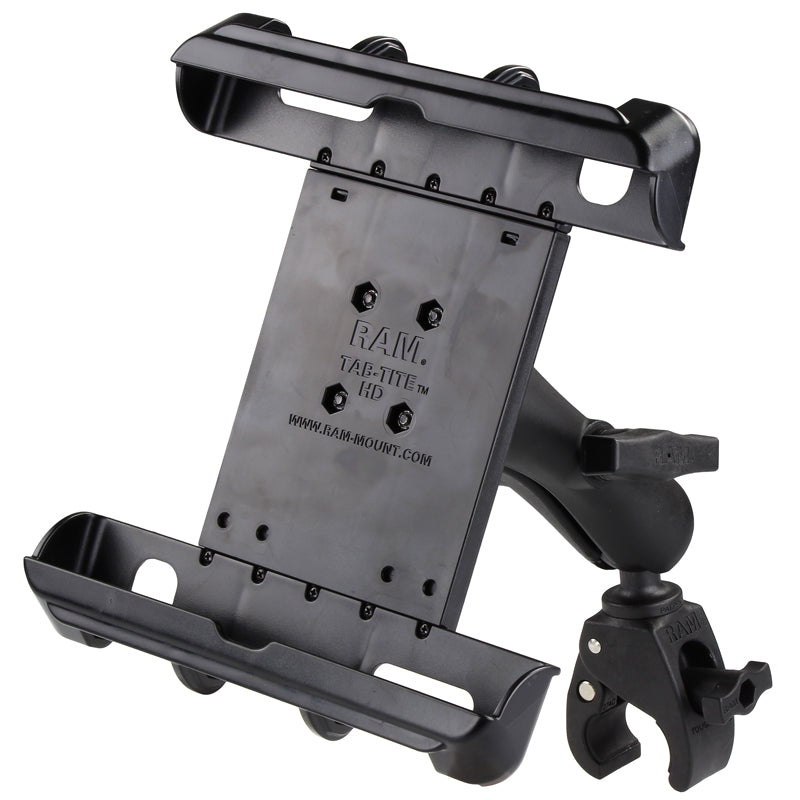 RAM® Tab-Tite™大型平板电脑支架，配备中型RAM® Tough-Claw™