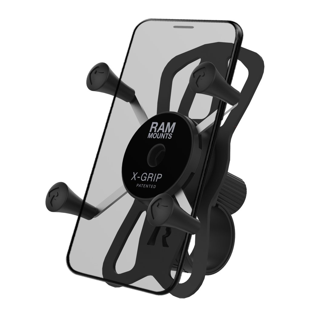 带有RAM® Tough-Strap™手柄底座的RAM® X-Grip®手机底座