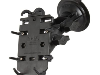 RAM® Quick-Grip™ Phone Mount with RAM® Twist-Lock™ Suction Ratchet Base