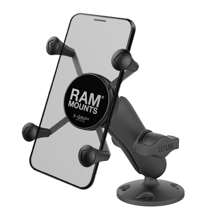 RAM® X-Grip®高强度复合材料手机底座，带钻式底座