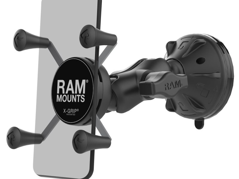 RAM® X-Grip® Phone Mount with Low-Profile Suction Cup – Short