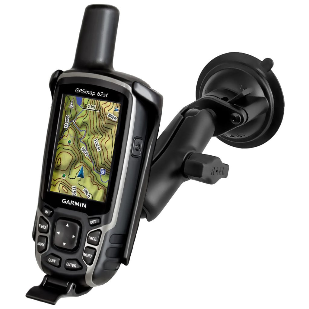 Garmin Astro 320 +的RAM® Twist-Lock™复合吸盘支架