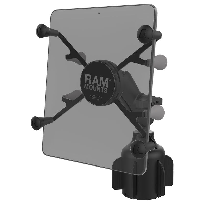 RAM® X-Grip®适用于7英寸-8英寸平板电脑，配有RAM® Stubby™杯架底座