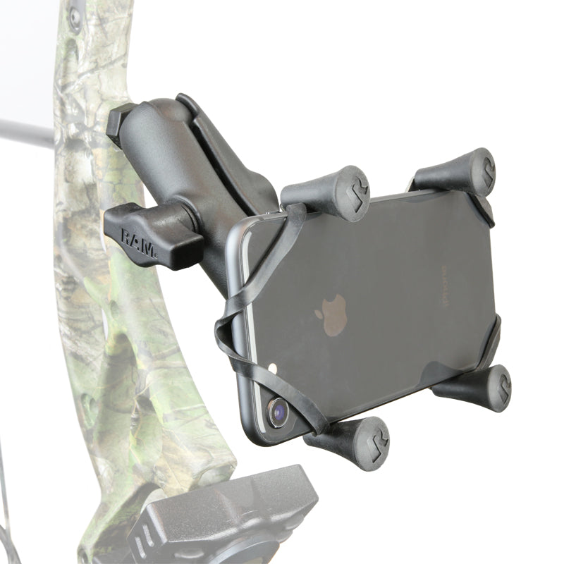 RAM® X-Grip®手机支架，带RAM® Bow-Cam™底座