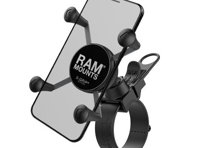 RAM® X-Grip® Phone Mount with RAM® EZ-Strap™ Rail Mount