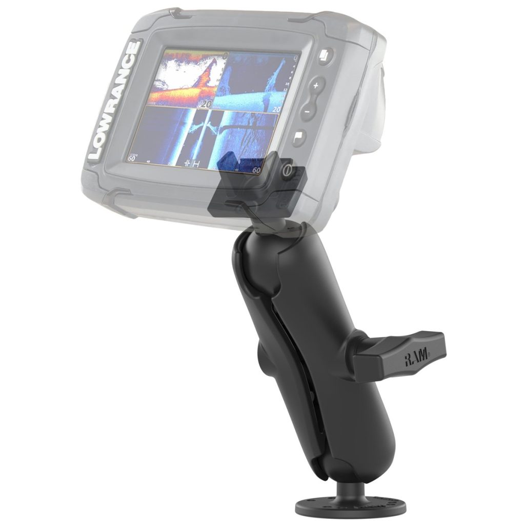 适用于Lowrance Elite-5和Elite-7 Ti +更多的RAM®双球座
