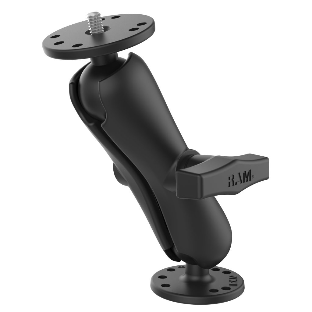 RAM®双球安装，带1/4”-20外螺纹- C尺寸中号