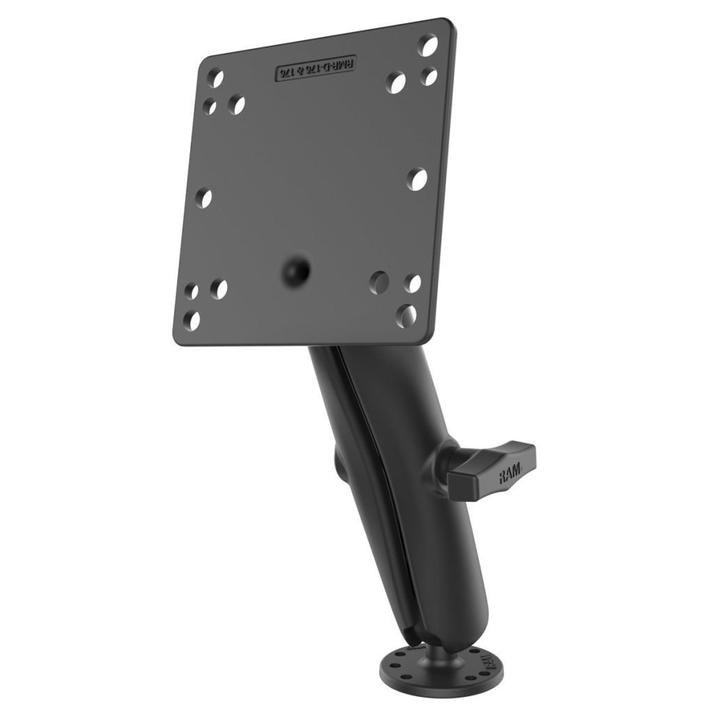 RAM®双球座，带100 x100 mm ESA板- C尺寸长