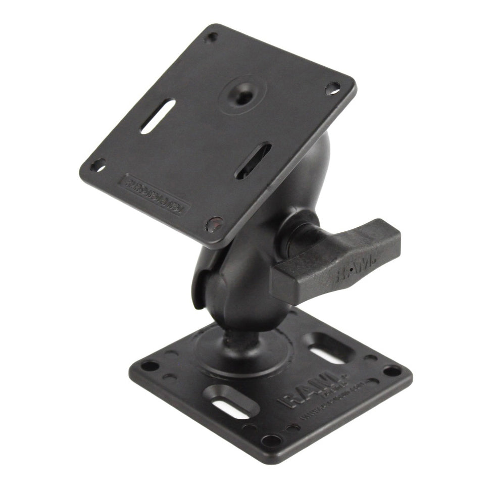 RAM® Double 75 x75 mm ESA底座-短型