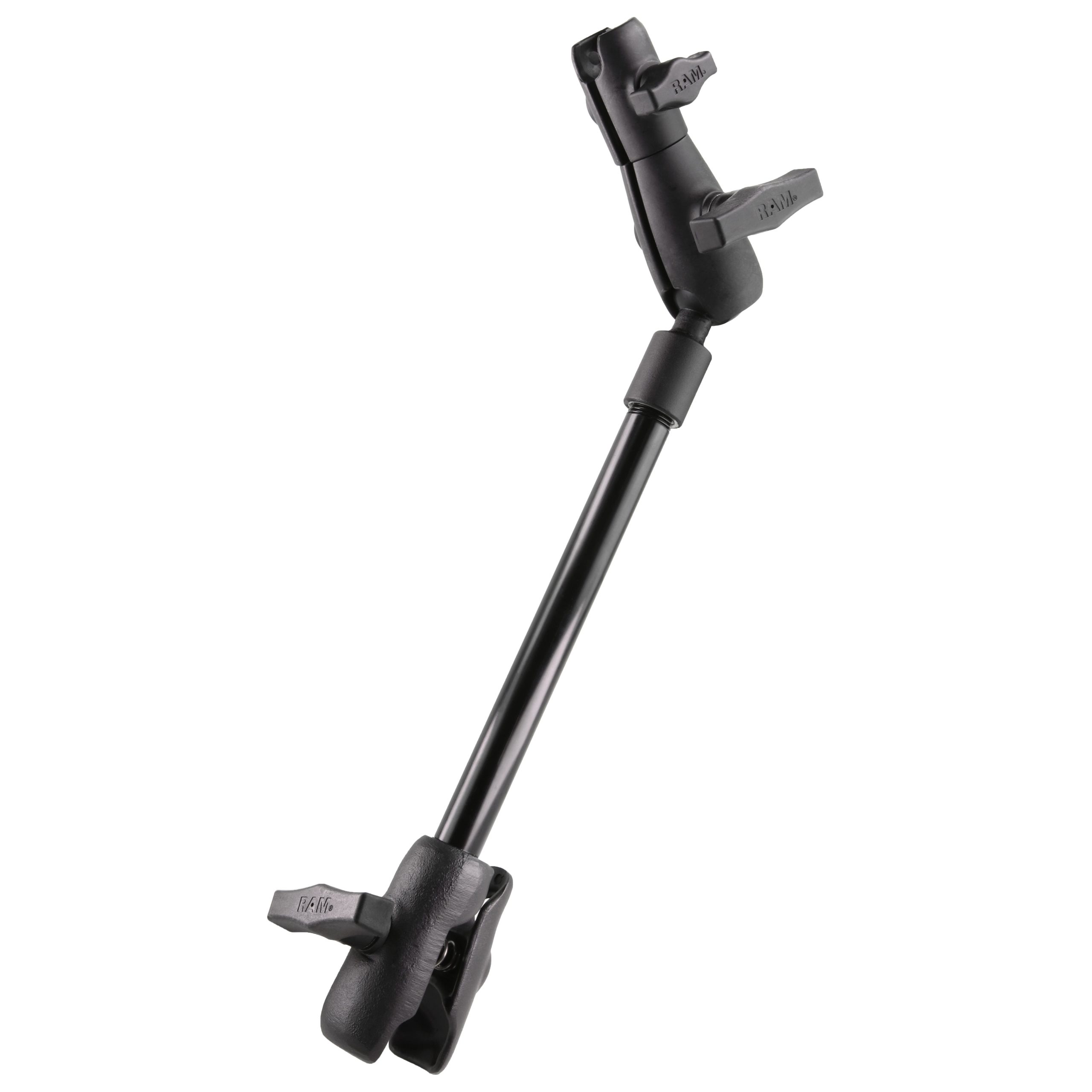 RAM® 18.5 ‘长C尺寸至B尺寸双插座臂和不锈钢管延伸件