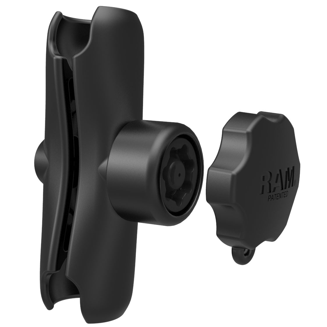 RAM®双插座臂，带RAM® Pin-Lock™安全旋钮- C尺寸中号