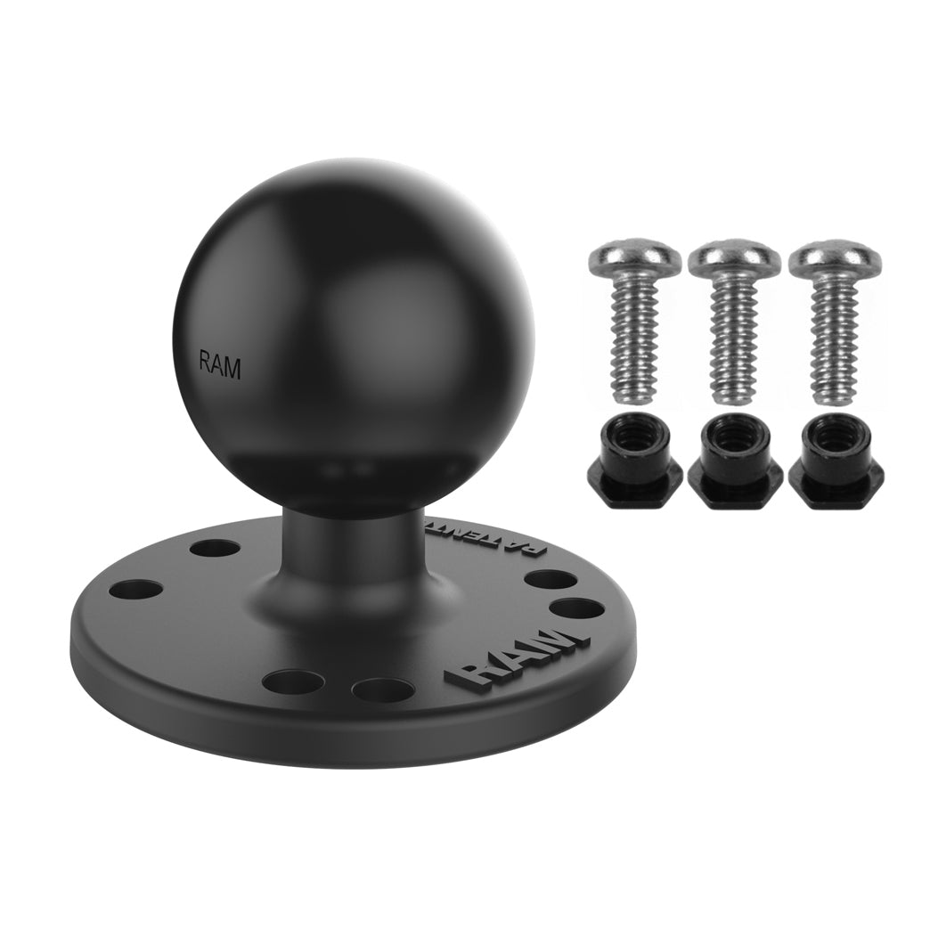 适用于Garmin Fishfinders的RAM®球适配器，配备#6-32硬件