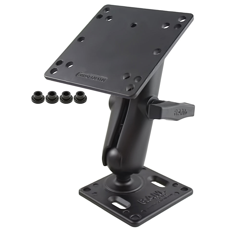RAM®双球座，带75 x75 mm ESA板和100 x100 mm ESA板