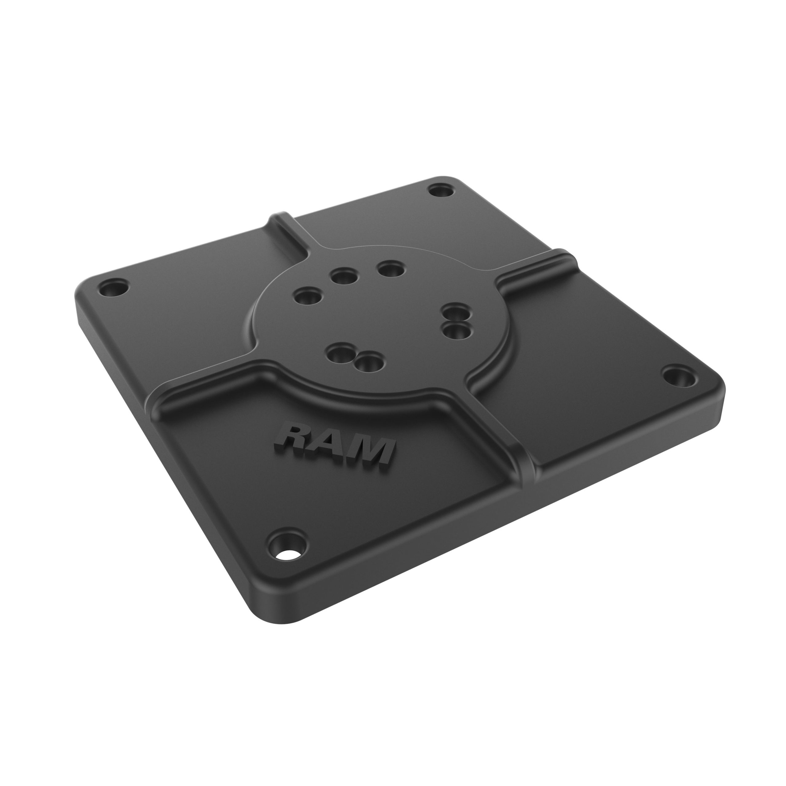 RAM® 6“x 6”扁平底座，带AMPS孔图案