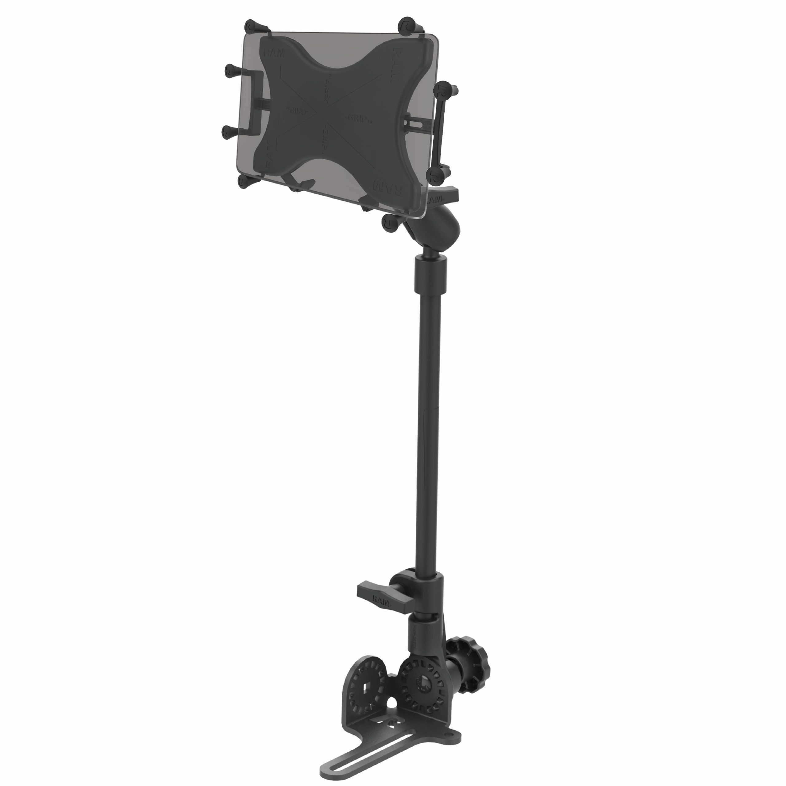 RAM® Pod HD™ 30英寸车载支架，配备RAM® X-Grip®，适用于9-11英寸平板电脑